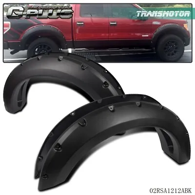 Fender Flares Pocket Rivet Bolt On Style Smooth Fit For Ford F150 2004-2008 4Pcs • $75.29