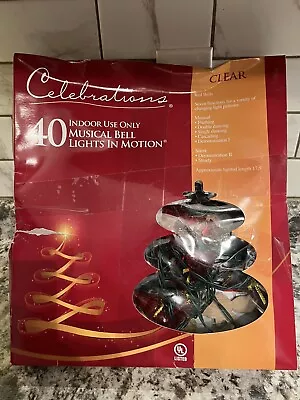 Vintage Celebrations 40 Musical Bell Lights In Motion 21 Songs 7 Functions • $37.95