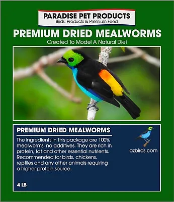 10 Lb Dried Mealworms For Birds ReptilesChickensPond And Koi Fish • $49.49