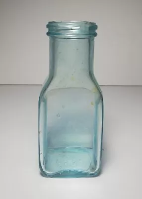 Vintage Turquoise Glass Bottle • $16.02