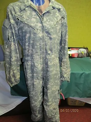 Cvc Coveralls Acu Flight Tankers Coveralls Mechanic Aramid Mens New Medium • $47.85