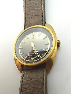 H. Stern Golden Brown Quartz 34mm Sapphire Watch Extra Original Strap • $375