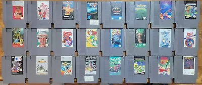 NES 24 Game Lot. All Tested And Authentic  • $180