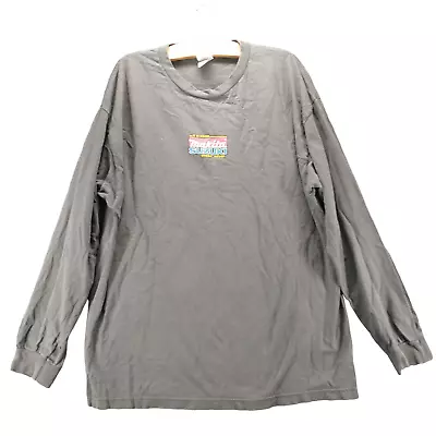 Team Makita Suzuki Racing Men's T-Shirt Gray XL Long Sleeve Crew Neck Vintage • $26.40
