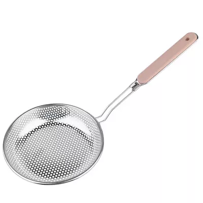 Skimming Ladle Fried Food Straine Fine Mesh Strainer Slotted Serving Spoon • £9.69