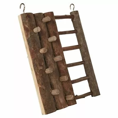 Trixie Natural Living Climbing Wall Toy With Ladder Hamsters Mice 20x16cm Wood • £7.62