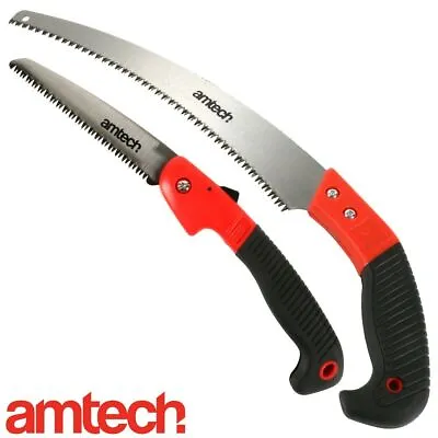 £9.98 • Buy PRUNING SAWS Tri Cut Folding/Large Curved/Straight Carbon Steel Tree Cutting UK