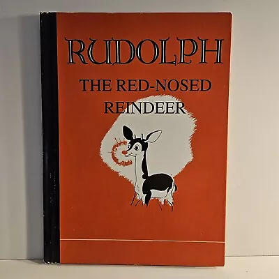 Vintage 1967 Montgomery Ward Rudolph The Red-Nosed Reindeer Children's Book HC • $18.95