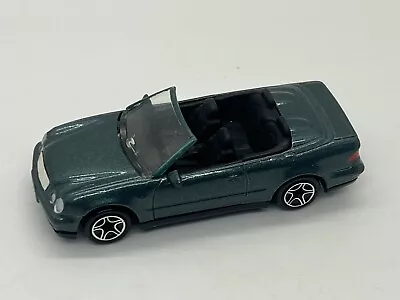 Matchbox Superfast Mercedes-Benz CLK Convertible Green W/ Black Int. HTF 1999 • $12