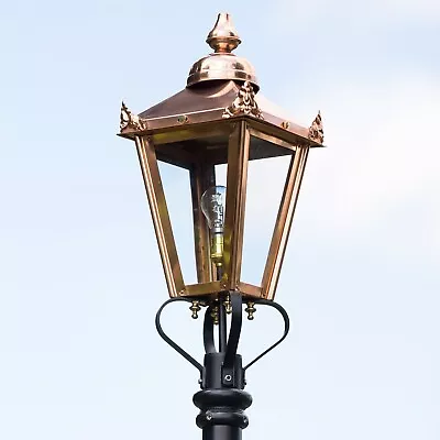 NEW 70cm Tall Copper Victorian Lantern Replacement Lamp Post Top • £172
