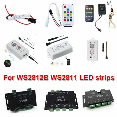 WS2812B WS2811 SK6812 LED Music Pixel Controller Addressable Wireless RF Control • $25.62