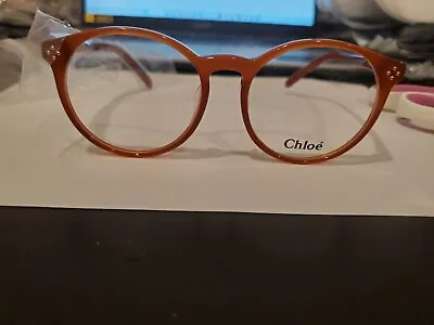 NEW Chloe' CE2714 EYEGLASSES 223 54-17-140M BURNT Italy PERFECT AUTHENTIC • $33.25