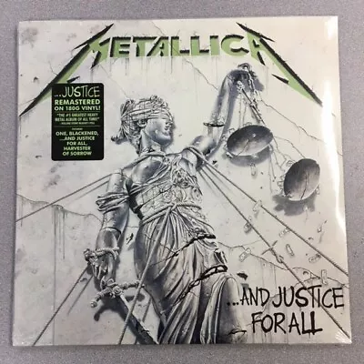 Metallica - ...And Justice For All 180 Gram 2-LP Set (New/Sealed/Bent Corner) • $36