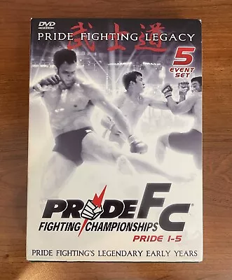 PRIDE FC Legendary Early Years LOT OF 5 Event Set Discs DVD UFC PRIDE • $15