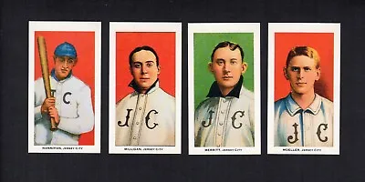 1909-11 T206 JERSEY CITY SKEETERS Complete 4 Card Team Capital REPRINT Set  • $2.75