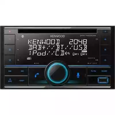 Kenwood CD/MP3 Double DIN Car Stereo DAB Radio Bluetooth USB DPX-7300DAB -H • £139.99