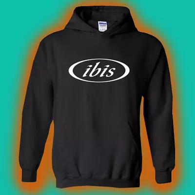 Ibis Bicycle Bikes Logo Black Hoodie Sweatshirt Size S-3XL • $37.89