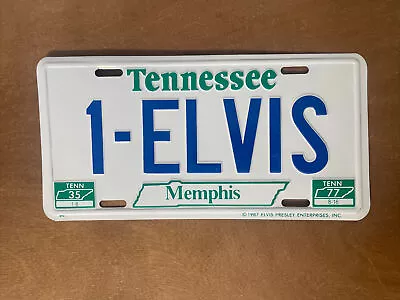 1-ELVIS Tennessee License Plate Souvenir  • $16.99