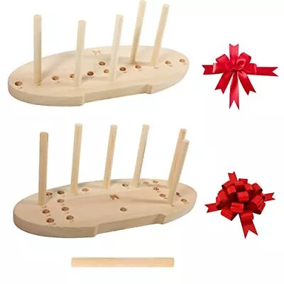 Bow Maker For Ribbon Holiday WreathsWooden Wreath Tool Ellipse  • $12.11