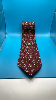 Disney Mickey Mouse 100% Silk Tie. Christmas Themed…EUC • $19.99