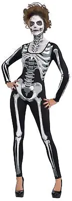Amscan 10235497 Skeleton Cat Suit Costume Black Women: 12-14 • £31.53
