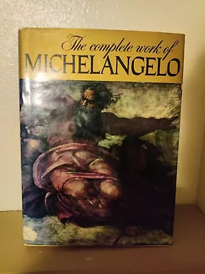 Huge Coffee Table Deluxe Art Book The Complete Work Of Michelangelo HBDJ • $39.95