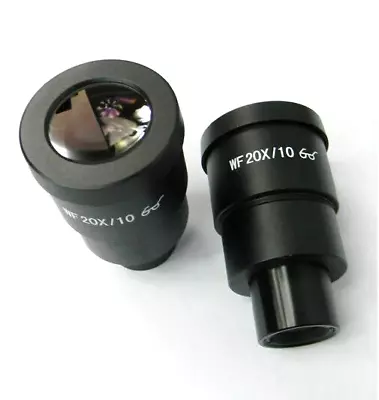New Pair WF 20X EYEPIECE FOR NIKON OLYMPUS LEICA ZEISS STEREO MICROSCOPE 30MM • $30.10