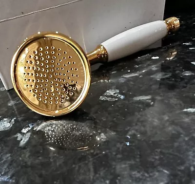 Telephone Hand Shower - Gold Plated • £10