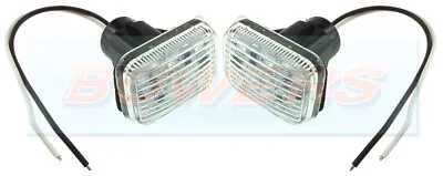 2x Land Rover Defender Or Classic Mini Clear LED Side Repeater Indicator Lights • $24.54