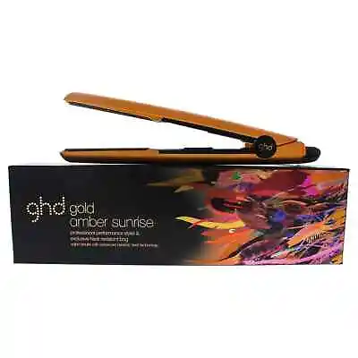 GHD Wanderlust Collection Amber Sunrise Gold Hair Straightening 1 Inch Flat Iron • $139