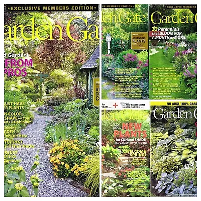 Garden Gate Magazine Lot 5 Issues 2017 And Earlier New Plants Tips Color Pro • $29.74