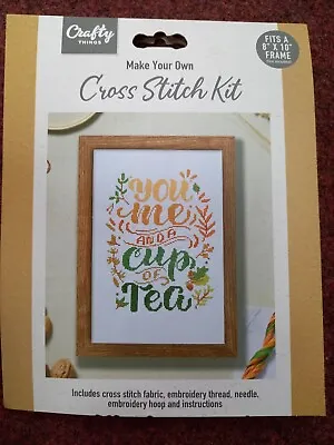 Make Your Own Cross Stitch Kit ~ Cross Stitch Fits A 8  X 10  Frame  ~  • £6.99
