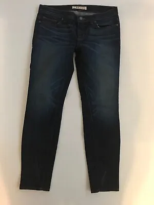 J BRAND 910 Skinny Leg Low Rise Denim Jeans Size 29 / 8 Dark Blue $198 • $59.99