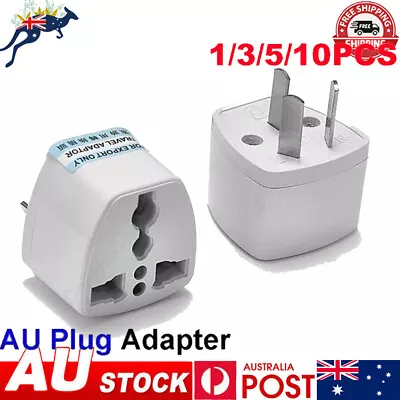 1-10pc US UK EU Universal To AU Australia AC Power Adapter Plug Travel Converter • $11.33