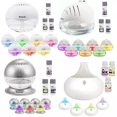 Colour Changing Globe Fresh Air Purifier Revitaliser Ionizer Humidifier Diffuser • £20.95