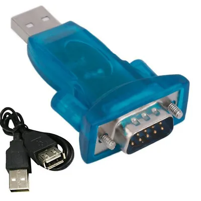 USB 2.0 To RS232 Serial Port DB9 9 Pin Male Converter Adapter Win7/8/2000/XP • $8.70