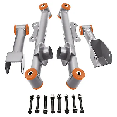 4Pcs Rear Upper & Lower Tubular Control Arms For Ford Mustang 1979-2004 Gray • $89.57