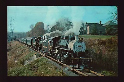 Postcard : Train & Railroad - Morris County Central - Locomotives 4039 & 385 • $3.49