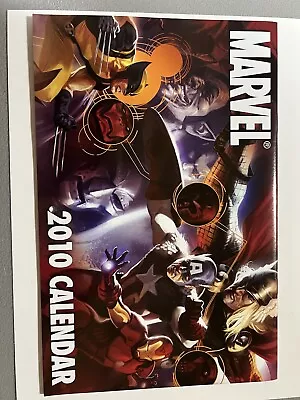 Marvel 2010 Calendar High Grade Human Torch Ms. Marvel Iron Man Captain America  • $5