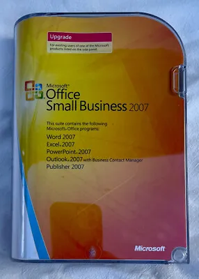 £29.99 • Buy Microsoft Office Small Business 2007 Upgrade Discs Manual And Product Key
