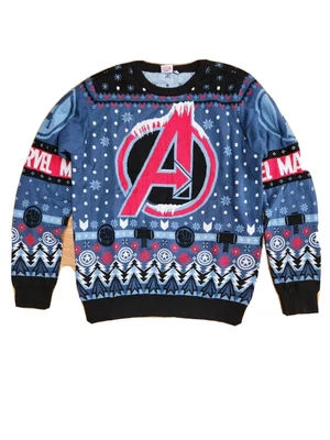 $34.99 • Buy Marvel Avengers Holiday Ugly Christmas Sweater Unisex Adult  Size M