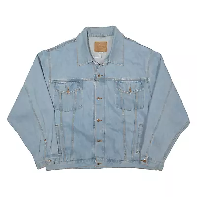 Vintage SONOMA Mens Denim Jacket Blue 80s XL • £23.99