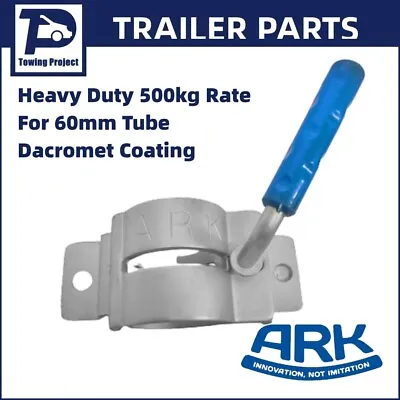 ARK Trailer Jockey Wheel Heavy Duty Clamp For 60mm Tube • $37.50