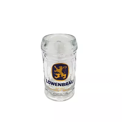 Vintage Lowenbrau Mini Beer Stein Mug Shot Glass Classic Lion Logo • $8.99