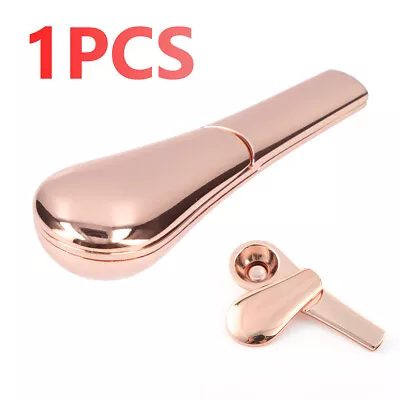 Portable Magnetic Metal Spoon Smoking Pipe Silver With Gift Box - Rose Gold US • $11.01