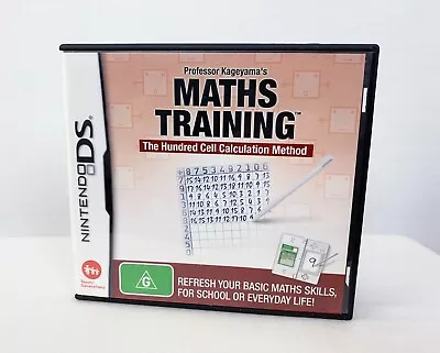 Nintendo DS Professor Kageyama's Maths Training Game R4 PAL AU/NZ • $8.30