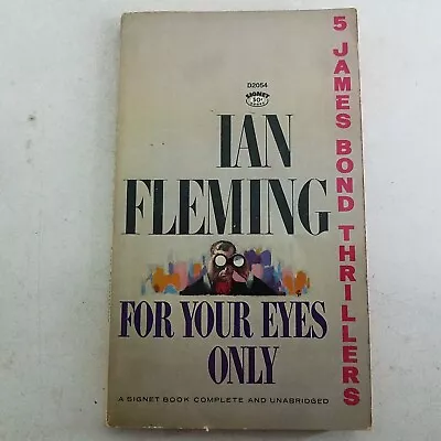 For Your Eyes Only By Ian Fleming 007 James Bond 1960 • $35.60