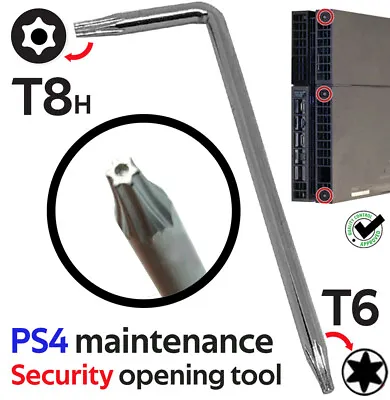 Torx T8 T6 Opening Removal Screwdriver Key PS4 PS3 Console Tool Maintenance • £1.89