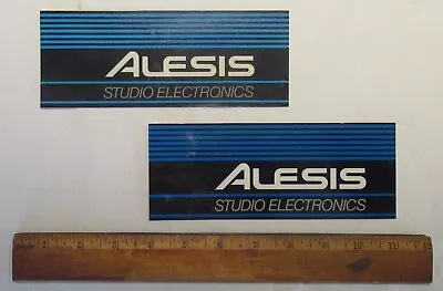 Alesis - 2 Promotional Stickers - Vintage 1991 Decals • $12.99