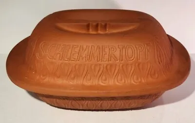 Schlemmertopf Scheurich-Keramik W. Germany Clay Cooker Baker Roaster 832 • $23.99